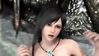 Kokoro 3D dancing (DOA) bouncing boobs