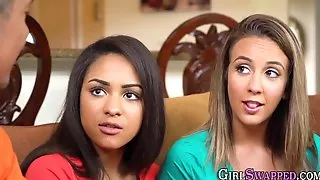 Teen ebony stepdaughter