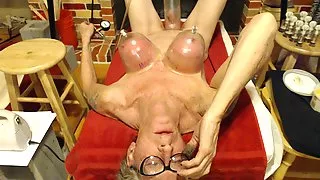 Tit's and nipples pumped an orgasm