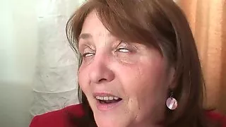 Granny threesome in the office