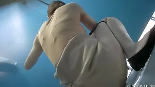 Toilet peeing cn girl