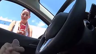 She is embarrassed but continues to answer