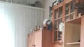 Wanking during tv watching
