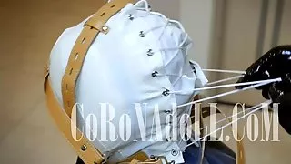 Vacuum Bag Bondage Breath Paly rubber leather