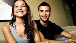 Shy Amateurs, young sexy pair get dirty.