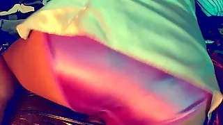 CD Shaking Her Ass in Satin, Silky, Shiny Panties