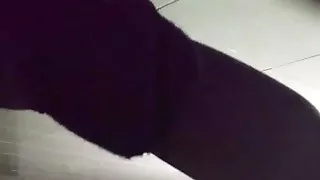 Russian girl toilet happy