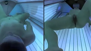 Solarium pussy fingering 10