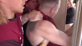 C zech GangBang in Train