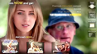 Pervert oldman bangs shy horny blonde teenie out