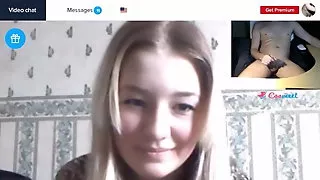 Naked in front of girls on webcam