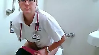 Hidden camera in Hostpital women's restroom.