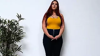 PAWG With Big Tits Creampied During Calendar Audition