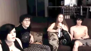 2 Bisexual Couples Cam Show