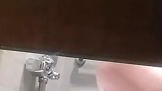 Girl on toilet