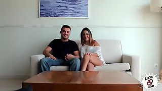 LECHE 69 Amateur couple first time on camera