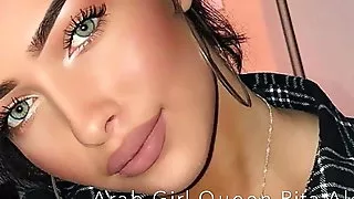 Arab Iraqi Girl Queen Rita Alchi With Black Panties
