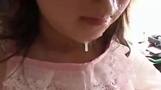 Japanese Doll Recieves Facials