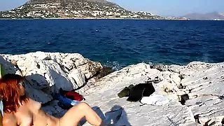 Greek voyer at limanakia