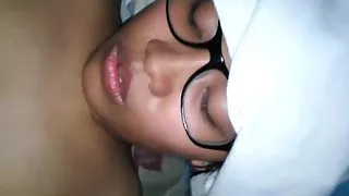 Indonesian jilbab tudung memek berbulu 3