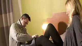Black socks worship