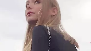 Voyeur spycam two teen girls black leggings amazing ass cass